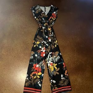 SHEIN Tropical Floral Jumpsuit